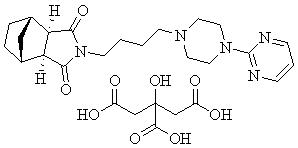 枸橼酸坦度螺酮,Tandopsirone citrate