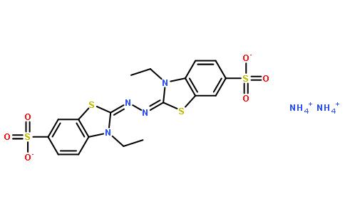 2,2′-联氨-双（3-乙基苯并噻唑啉-6-磺酸）二胺盐,AzBTS-(NH4)2