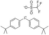 双［4-(1,1-二甲基乙基)苯基］碘鎓与三氟甲磺酸的盐(1:1),Bis(4-tert-butylphenyl)iodonium Trifluoromethanesulfonate