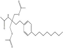 2-乙酰胺基-2-(4-辛基苯乙基)丙烷-1,3-二基二乙酸酯