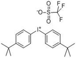 双［4-(1,1-二甲基乙基)苯基］碘鎓与三氟甲磺酸的盐(1:1)