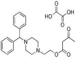 乙酰乙酸[2-(4-二苯甲基-1-哌嗪基)]乙酯草酸盐
