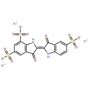 靛蓝三磺酸钾,Potassium indigotrisulfonate