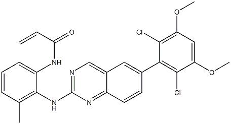 BLU 9931,N-(2-((6-(2,6-dichloro-3,5-dimethoxyphenyl)quinazolin-2-yl)amino)-3-methylphenyl)acrylamide