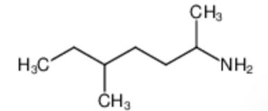 5-甲基-2-庚胺,1,4-dimethyl-hexylamine