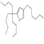 (4-己基噻吩基)三丁基锡,tributyl(4-hexylthiophen-2-yl)stannane