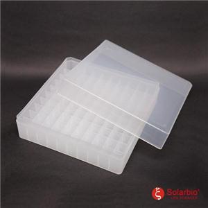 100孔塑料冻存盒（适用于1.8-2ml冻存管）
