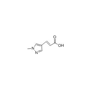 (2E)-3-(1-甲基-1H-吡唑-4-基)丙烯酸,(2E)-3-(1-METHYL-1H-PYRAZOL-4-YL)ACRYLIC ACID