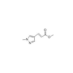 (E)-甲基 3-(1-甲基-1H-吡唑-4-基)丙烯酰基酯,METHYL3-(1-METHYL-1H-PYRAZOL-4-YL)PROP-2-ENOATE
