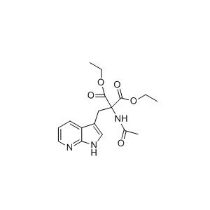 Ethyl α-Acetamido-α-carbethoxy-β-(7-aza-3-indolyl)propionate