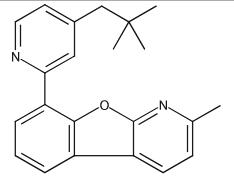 8-[4-(2,2-二甲丙基)-2-吡啶基]-2-甲基苯并呋喃[2,3-B]吡啶,8-[4-(2,2-dimethylpropyl)-2-pyridinyl]-2-methylBenzofuro[2,3-b]pyridine