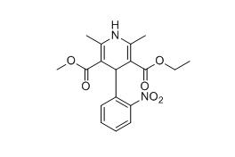 硝苯地平杂质06,3-ethyl 5-methyl 2,6-dimethyl-4-(2-nitrophenyl)-1,4-dihydropyridine- 3,5-dicarboxylate
