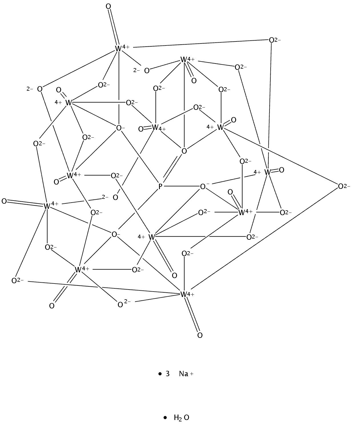 磷鎢酸鈉水合物,Sodium phosphotungstate hydrate