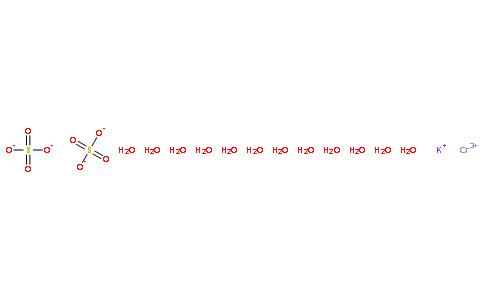 硫酸鉻鉀,Chromic potassium sulfate dodecahydrate