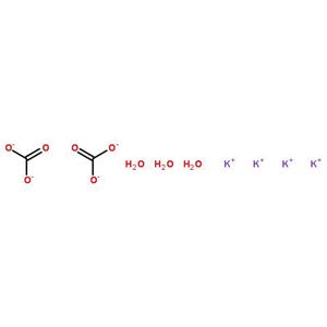 结晶碳酸钾,Potassium carbonate sesquihydrate