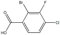 2-溴-4-氯-3-氟苯甲,2-bromo-4-chloro-3-fluorobenzoic acid