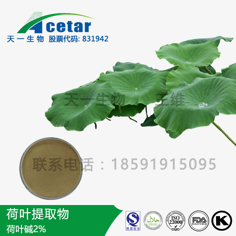 荷叶提取物 荷叶碱,Lotus Leaf Extract Nuciferin