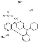 2′-二环己基膦基-2,6-二甲氧基-1,1′-联苯基-3-磺酸钠 水合物,Sodium 2′-dicyclohexylphosphino-2,6-dimethoxy-1,1′-biphenyl-3-sulfonate hydrate