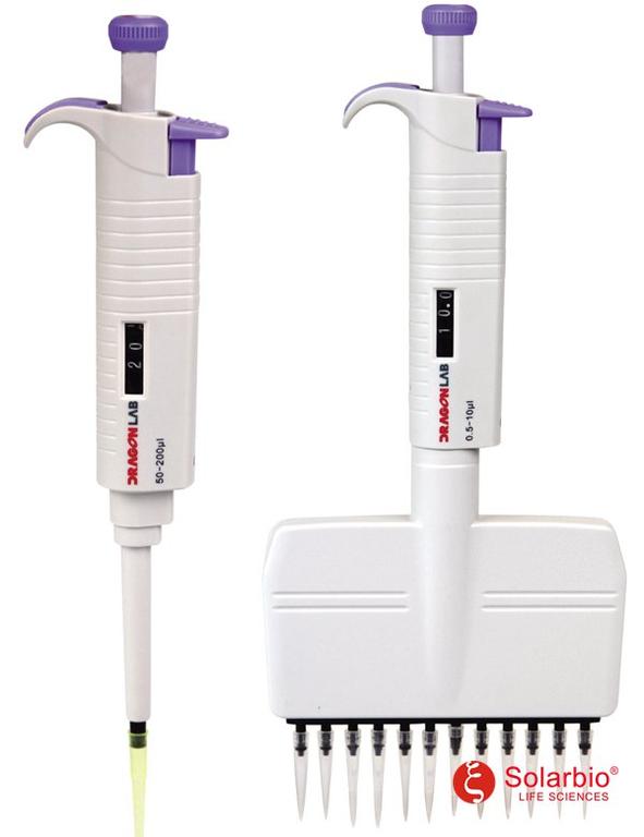 MicroPette Plus 全消毒手動(dòng)8道可調(diào)式移液器（大龍） 50-300μl