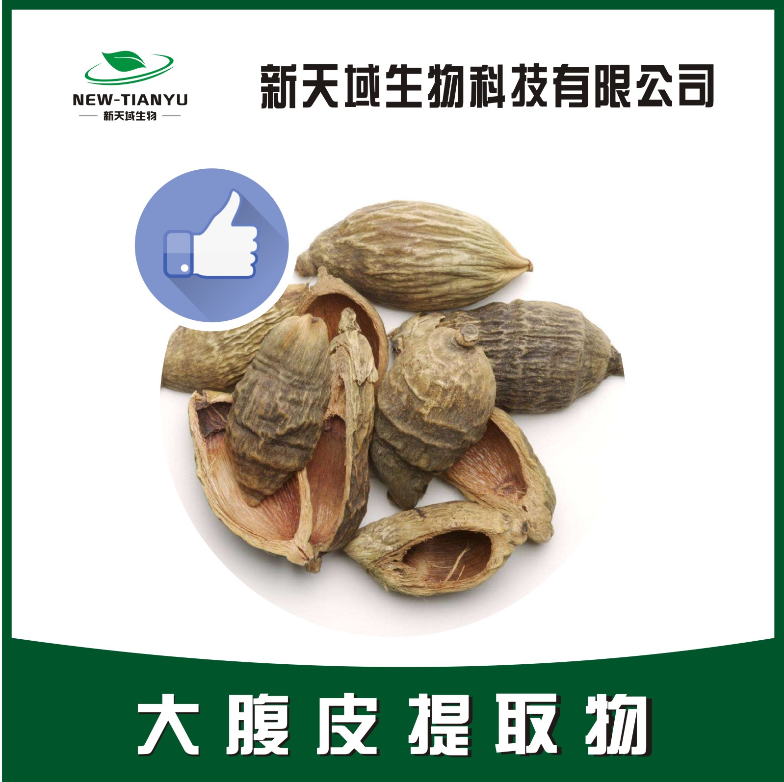 大腹皮提取物,Arecae Pericarpium。