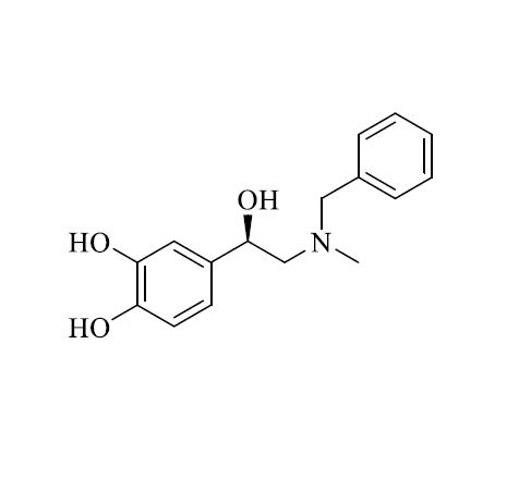 肾上腺素杂质G,(R)-4-(2-(benzyl(methyl)amino)-1-hydroxyethyl)benzene-1,2-diol