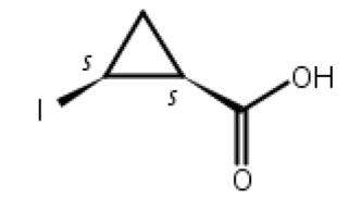 Cyclopropanecarboxylic acid,2-iodo-,(1S,2S)