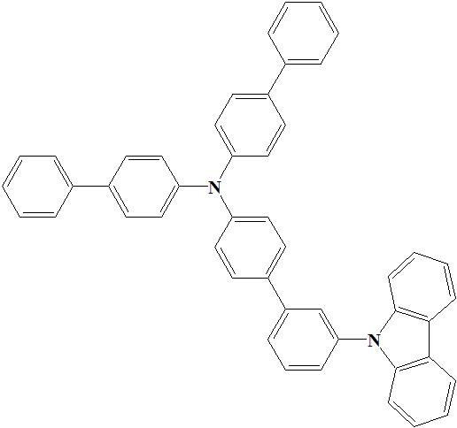 N,N-双(1,1’-联苯-4基)-3’-9H-咔唑-(1,1’-联苯)-4-胺,N,N-bis([1,1'-biphenyl]-4-yl)-3'-(9H-carbazol-9-yl)-[1,1'-Biphenyl]-4-amine