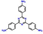 2,4,6-三(4-氨基苯基)-1,3,5-三嗪,4,4',4''-(1,3,5-Triazine-2,4,6-triyl)trianiline