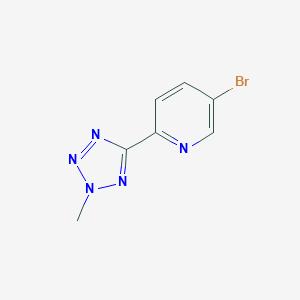 2-甲基-5-(5-溴吡啶-2-基)四氮唑,5-Bromo-2-(2-methyl-2H-tetrazol-5-yl)pyridine