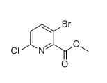 3-溴-6-氯-吡啶-2-甲酸甲脂,2-Pyridinecarboxylic acid, 3-broMo-6-chloro-, Methyl ester