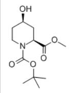 (2S,4R)-4-羟基哌啶-1,2-二羧酸 1-叔丁酯 2-甲酯,1-(tert-butyl) 2-methyl (2S,4R)-4-hydroxypiperidine-1,2-dicarboxylate