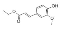 阿魏酸乙酯,Ethyl 4'-hydroxy-3'-methoxycinnamate