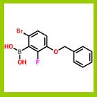3-苄氧基-6-溴-2-氟苯硼酸,3-(Benzyloxy)-6-bromo-2-fluorophenylboronic acid
