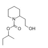 埃卡瑞丁,sec-Butyl 2-(2-hydroxyethyl)piperidine-1-carboxylate