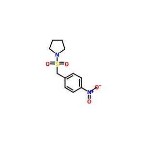N-[(4-硝基苯基)-甲基磺酰基]吡咯烷,N-[(4-Nitrophenyl)-methylsulfonyl]pyryolidine