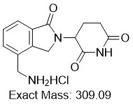 3-(7-氨基亞甲基-3-氧代-1H-異吲哚-2-基)哌啶-2,6-二酮,3-(4-(aminomethyl)-1-oxoisoindolin-2-yl)piperidine-2,6-dione hydrochloride