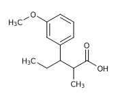 2-甲基-3-(3-甲氧基苯基)戊酸