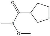 N-METHOXY-N-METHYLCYCLOPENTANECARBOXAMIDE,N-METHOXY-N-METHYLCYCLOPENTANECARBOXAMIDE