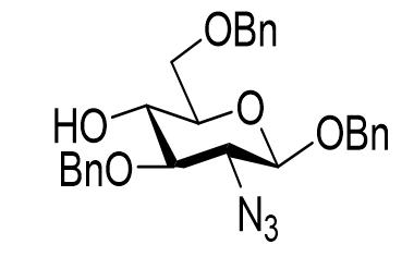 苄基 2-叠氮基-3,6-二-O-苄基-2-脱氧-β-D-吡喃葡萄糖苷，Benzyl 2-Azido-3,6-di-O-benzyl-2-deoxy-β-D-glucopyranoside,Benzyl 2-Azido-3,6-di-O-benzyl-2-deoxy-β-D-glucopyranoside