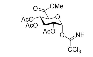 2,3,4-三-O-乙酰基-β-D-葡萄糖醛酸甲酯 三氯乙酰亚胺酯， 2,3,4-Tri-O-acetyl-α-D-glucuronic Acid Methyl Ester Trichloroacet,2,3,4-Tri-O-acetyl-α-D-glucuronic Acid Methyl Ester Trichloroacetimidate
