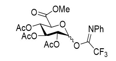 1-(2,2,2-三氟-N-苯基亞胺酯)-2,3,4-三-O-乙?；?D-葡萄糖醛酸甲酯，1-(2,2,2-Trifluoro-N-phenylacetimidate)-2,3,4-tri-?O-ac,1-(2,2,2-Trifluoro-N-phenylacetimidate)-2,3,4-tri-?O-acetyl-D-glucuronic Acid Methyl Ester