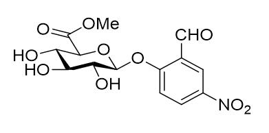 1-O-(2-甲酰基-4-硝基苯基)-2,3,4-三-O-乙酰基-β-D-吡喃葡萄糖醛酸甲酯，Methyl 1-O-(2-formyl-4-nitrophenyl)-2,3,4-tri-O-acety,Methyl 1-O-(2-formyl-4-nitrophenyl)-2,3,4-tri-O-acetyl-β-D-glucopyranuronate