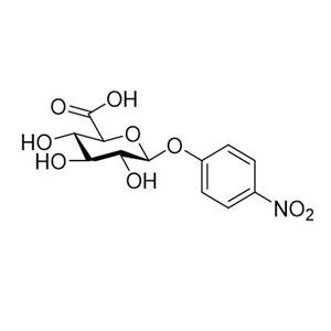 4-硝基苯基-β-D-葡萄糖醛酸，4-Nitrophenyl-β-D-glucuronic acid