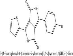 3-(4-Bromophenyl)-6-(thiophen-2-yl)pyrrolo[3,4-c]pyrrole-1,4(2H,5H)-dione,3-(4-Bromophenyl)-6-(thiophen-2-yl)pyrrolo[3,4-c]pyrrole-1,4(2H,5H)-dione