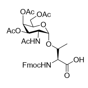 N-芴甲氧羰基-O-(2-乙酰氨基-2-脱氧-3,4,6-三-O-乙酰基-α-D-吡喃半乳糖基)-L-苏氨酸，GALNAC L-THREONINE,N-Fmoc-O-(2-acetamido-3,4,6-tri-O-acetyl-2-?deoxy-α-D-galactopyranosyl)-L-threonine