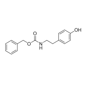 苄基 N-[2-(4-羟基苯基)乙基]氨基甲酸酯，Benzyl N-[2-(4-Hydroxyphenyl)ethyl]-carbamate，carbobenzyloxytyramine;