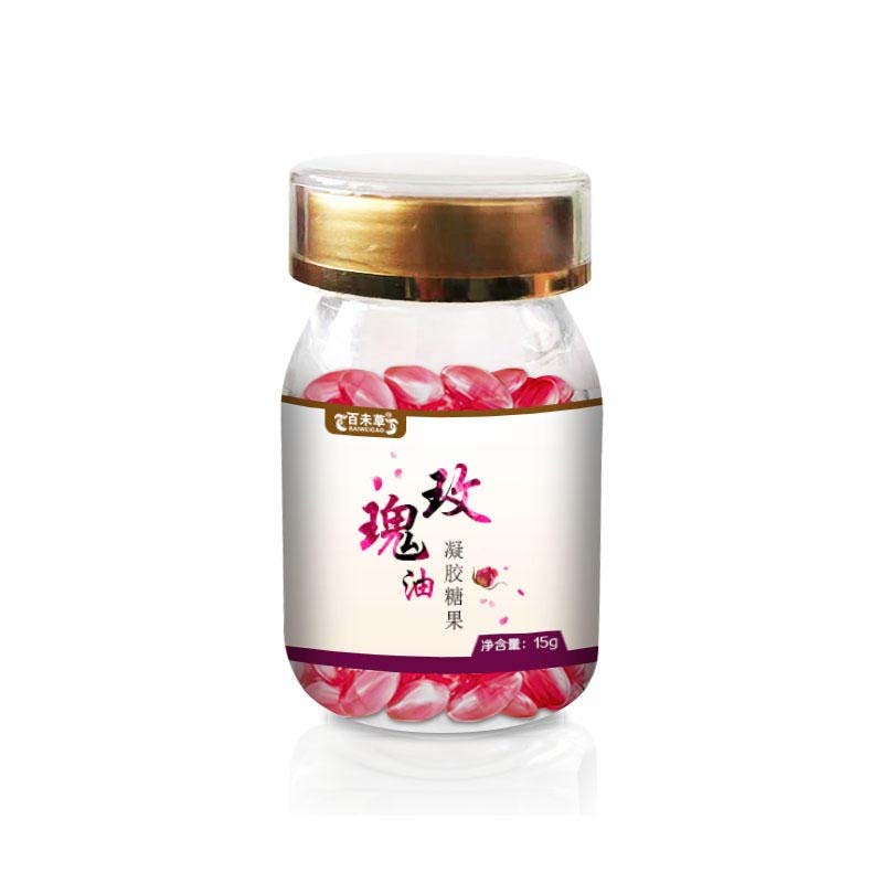 玫瑰油软胶囊,Rose oil soft capsule