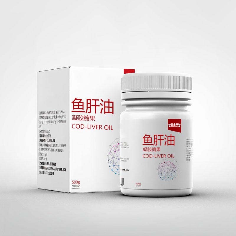 鱼肝油凝胶糖果,Cod liver oil gel candy