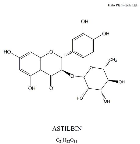 落新婦苷,Astilbin