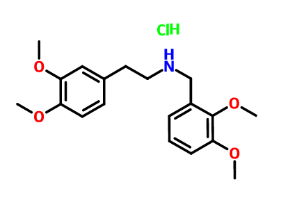 N-2,3-二甲氧基苄基-3,4-二甲氧基苯乙胺盐酸盐,N-[(2,3-Dimethoxyphenyl)methyl]-3,4-dimethoxybenzeneethanamine hydrochloride